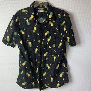 Men’s Haggar Stretch Pineapple Button Down